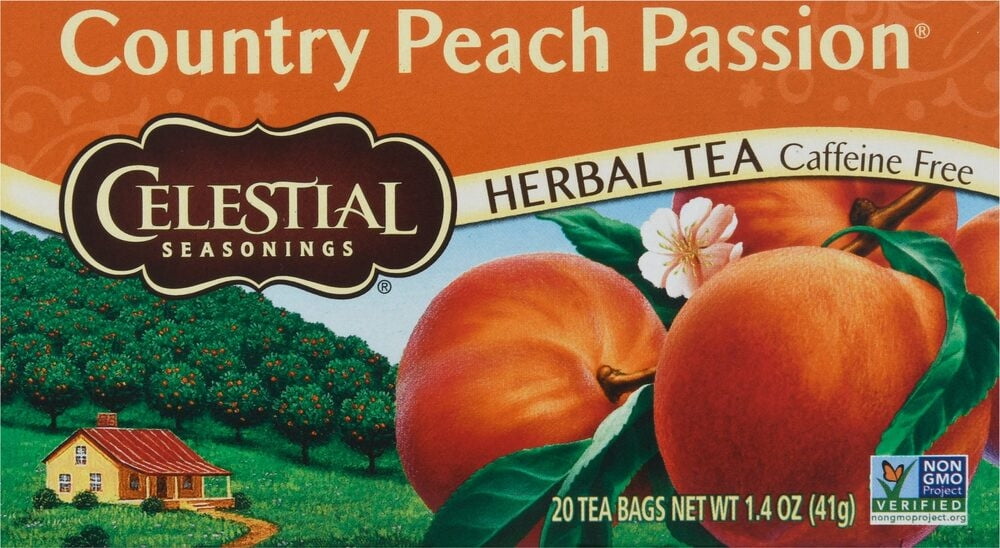 Celestial Seasonings Herbal Tea Caffeine Free Country Peach Passion ...