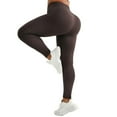 thumbnail image 5 of Riforla Leggings for Women Scrunch Workout Leggings Lifting Seamless Leggings High Waisted Gym Yoga Pants Wicking High Elastic Long Womens Pants Coffee XL, 5 of 5