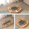 thumbnail image 3 of POINTERTECK Cat Scratching Board Round Teasing Carousel Wearable Claws Pet Cat Supplies, 3 of 4