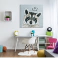 thumbnail image 2 of Stupell Be Kind Happy Raccoon Patterned Animals & Insects Painting Gallery Wrapped Canvas Print Wall Art, 2 of 7