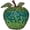 Green, variant on Green Crystal Apple Brooch, Sparkling Rhinestone Fruit Lapel Pin for Women's Accessories, Green 5x5.6cm