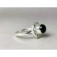thumbnail image 3 of Heaven Crafts 925 Sterling Silver Round Black Onyx Ring Handmade Bohemian Ring Gift For Her, 3 of 6
