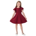 thumbnail image 3 of Tkrady Girls Dresses Spring Summer New Casual Cute Short Sleeve Dress Princess Dresses, Sizes 2-10 Years, 3 of 6