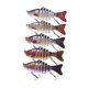 thumbnail image 2 of 5 Piezas de Señuelos de Pesca de Lubina, Cebos de Nwimbait Realistas para Agua Agua Salada, Acción de Hundimiento con Ojos Realistas 3D, 2 of 9