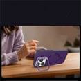 thumbnail image 5 of Decase for iPhone 15 Plus Compatible with MagSafe Case,Built-in Lens Kickstand,Slim Shockproof Anti-Scratch Military Grade Protection Case Cover,Support Magnetic Car Mount,Darkpurple, 5 of 11