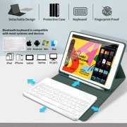 Timoom Keyboard Case for iPad 9.7 Inch Air 2th Gen, iPad 5th/iPad 6th Generation (2017/2018) Case with Pencil Holder, Magnetically Detachable Wireless Keyboard Stand Cover for iPad 6 iPad 5