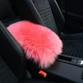thumbnail image 5 of RABBITH Auto Car Center Console Furry Armrest for Seat Box Pad Trim Pad Cover Universal, 5 of 14