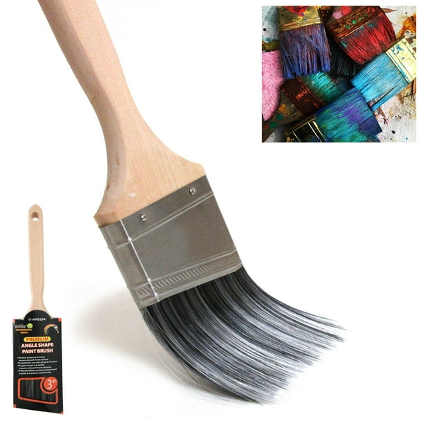 Paint Brush Angle 3 House Wall Home Interior Exterior Brushes Professional New