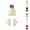 White, variant on Baby Knit Winter Hat Gloves Set – Soft Cozy Warm Knit Design for Cold Weather Protection, Cute Style Accessories for Daily Wear Outdoor Strolling Playing Travel, Essentials Gift Ideas Ski