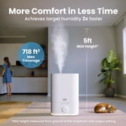 Everlasting Comfort 6L Top Fill Humidifier, Auto Shut-Off Cool Mist Oil Diffuser