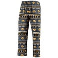 thumbnail image 4 of Men's Concepts Sport Black Iowa Hawkeyes Ugly Sweater Long Sleeve Top and Pants Sleep Set, 4 of 5
