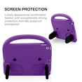 thumbnail image 4 of iPad 10.2 2019 Kids Case with Soft Screen Protector, iPad 7th Generation Case, Dteck Kids-Friendly EVA Foam Lightweight Shockproof Handle Kickstand Protecitve Shell Cover,Purple, 4 of 9