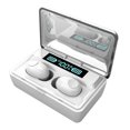 thumbnail image 1 of -Oreille Stéréo Bluetooth 5.0 Oreillette Casque Blanc, 1 of 8