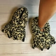 thumbnail image 5 of Warm Soft Cartoon Slippers for Women and Men Cute Leopard Pattern Novelty Indoor Footwear Cozy Home Comforts for Relaxation, 5 of 9