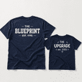 thumbnail image 5 of Personalized The Blueprint The Upgrade Matching Dad Son Shirts, Custom Year Father Son Outfit, New Dad Gift, Dad Birthday Gift, Father's Day Tee, 5 of 7