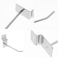 thumbnail image 4 of REOFLYUP Shop Display Hook Slatwall Hooks Silver Iron 20Pcs for Retailers and Homeowners, 4 of 7