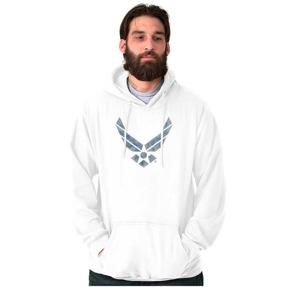 US Air Force Fighter Pilot Wings Hoodie Sweatshirt Women Men Brisco Brands M