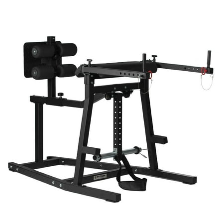Titan Fitness Glute & Hamstring Combo H-PND Extension Machine, 2-in-1 GHD and Reverse Back Donkey Kick Extension, Specialty Home Gym Lower Body Strength Station