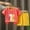 Watermelon Red, variant on Babcutegg Boys Short Shirt and Shorts Set Baby Summer T-Shirt and Pants Sets Dolphin Athletic Outfit Set Yellow Size 100