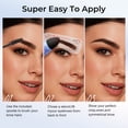 thumbnail image 2 of SACE LADY Brow Stamp Kit, Waterproof Eyebrow Pomade with 10 Eyebrow Stencils and Brush, Long Lasting Natural Looking Brows, Hairline Filling & Brow Shaping Makeup, Light Brown, 2 of 11