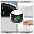 thumbnail image 7 of Uorisanigo Creative Shamrock Print Auto Hood Cover Windproof Car Hood Cover Protector Polyester Elastic Car Hood Cover Protector Suitable Most Automotive Pickup Sedans Trucks SUVs, 7 of 7
