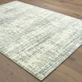 thumbnail image 3 of 2’x3’ Ivory and Gray Abstract Strokes Scatter Rug, 3 of 3