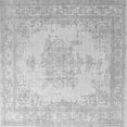 thumbnail image 1 of Ahgly Company Indoor Square Oriental Gray Industrial Area Rugs, 5' Square, 1 of 4