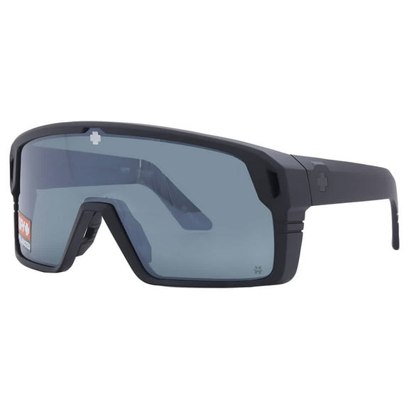 SPY OPTIC INC Monolith Matte Black - Happy Gray Green Polarized Black Mirror Sunglasses