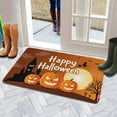 thumbnail image 5 of Halloween Spider Bat Front Door Mat,Home Decor Mat 17x30 Inch Evil Pumpkin Ghost Throw Rug for Outdoor Entrance Entry Entryway, 5 of 6