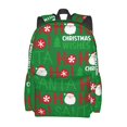 thumbnail image 2 of Rateoe Cute Santa Pattern Student Backpack,Backpack for School,Lightweight Bag,Travel Backpack,Outdoor Backpack,Large Capacity Backpack, 2 of 8