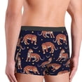 thumbnail image 3 of KLL Leopard Print Men's Cotton Boxer Briefs Underwear-, 3 of 8