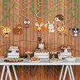 thumbnail image 5 of 30 piezas de decoraciones para fiestas de cumpleaños con animales del bosque, 5 of 5