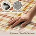 thumbnail image 6 of ODIKA 9'x12' Washable Area Rug Non-Shedding, Easy Care Rag Checkered Layered Farmhouse Tartan Plaid Boho Distressed for Master Suite, California King, Under Bed, 6 of 7