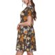 thumbnail image 2 of Disketp Cute Lion Tiger para Vestido de Manga Corta para Mujeres, Vestidos de Verano para Mujeres, Casual y Holgado para la Playa, 2 of 6