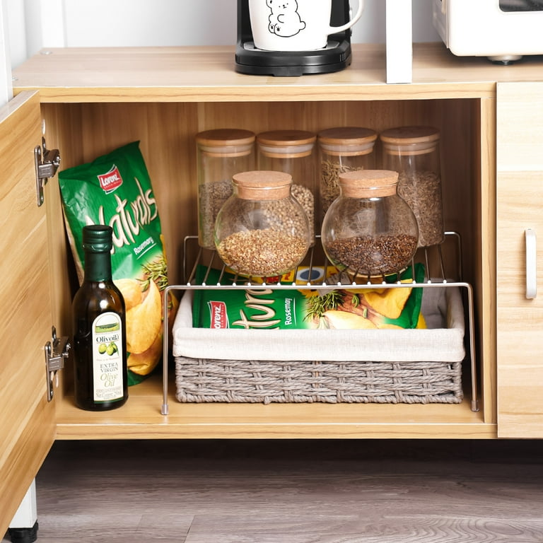 Buy Expandable Storage Shelf- Adjustable Kitchen Cabinet, Pantry