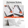 thumbnail image 4 of VEVOR 24-Inch Manual Tile Cutter, Spring-Loaded Base Cutting Tool with Adjustable Angle Fence, Tungsten Carbide Cutting Wheel, Precision Alignment Guide, for DIY Pros, Ceramic, Floor, Wall Tiles, 4 of 9