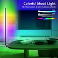 thumbnail image 2 of Corner Floor Lamp Dimmable APP Control Standing Lamps Remote LED RGB Light for Bedroom Decor Living Room Indoor Lighting, 2 of 7