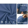 thumbnail image 5 of Fancyglim Sweatshirts for Women Crew Neck Long Sleeve Pullover Tops Haze Blue 2XL, 5 of 8