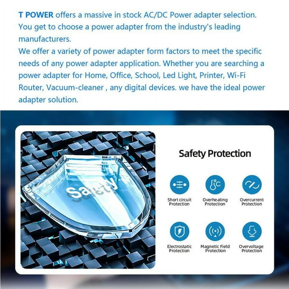 T POWER Ac Dc Adapter for Provo Craft cricut 6x12 Cutter Machine CRvoo1 CRv001 Craft Schoolbook Cricut Expression 2 Die Cutting Machine CREX001 CREX002 Charger