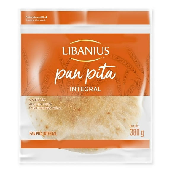 Pan pita Libanius integral 380 g
