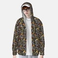 thumbnail image 2 of Balery Daisies Flowers Men's Women's UPF 50+ Sun Protection Lightweight Hoodie Performance Long Sleeve Shirt for Fishing Running-Large, 2 of 7