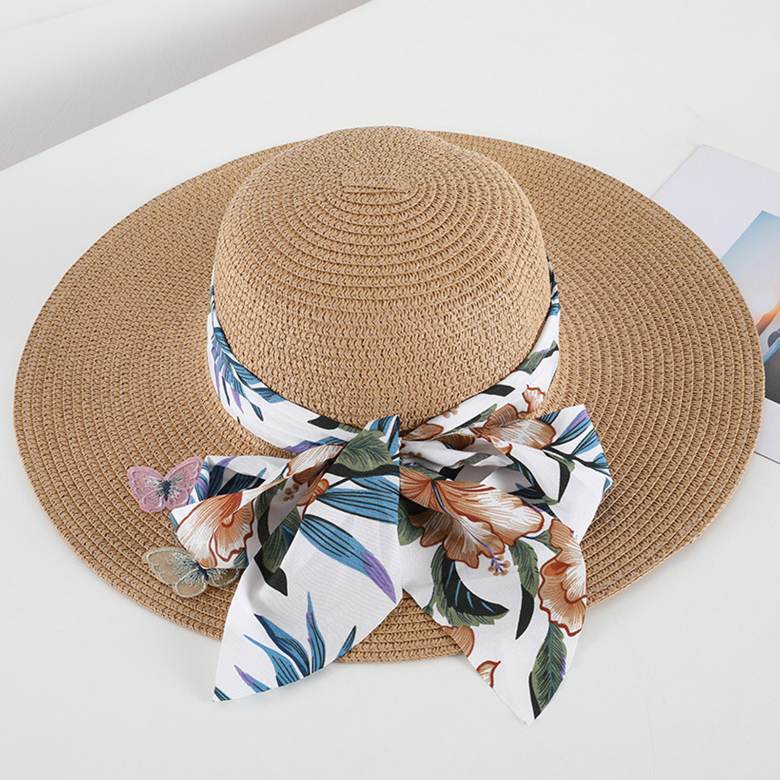 Sun Hat Womens Men Summer Hats For Women Wide Women Straw Beach Hat