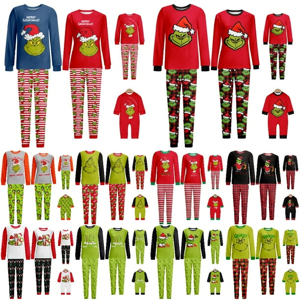Dr. Seuss The Grinch Matching Family Pajamas Xmas Matching Pjs for