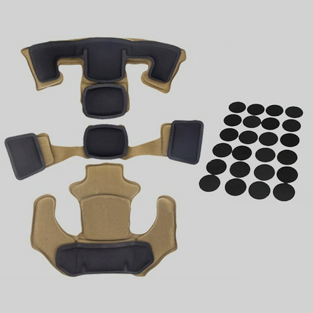 Helmet Lining Pad Memory Foam Pads Helmet Lining Padding Kit Replacement Protective Cushion Mat Universal Helmet Padding Inserts Protective Mat Accessories