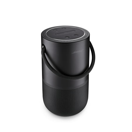 Bose - Portable Smart Speaker with built-in WiFi, Bluetooth, Google Assistant and Alexa Voice Control - Triple Black