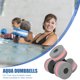 thumbnail image 4 of Espuma Aqua Mancuernas Aeróbic Acuático Ejercicio Acuático Fitness Mancuernas Pack 2 JShteea El nuevo, 4 of 6