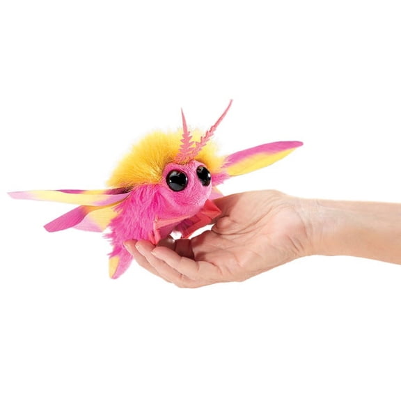 Folkmanis Puppets Rosy Maple Mini Moth Finger Puppet