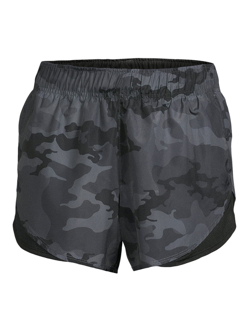 ★BADBLOOD★ AQUA Vintage Club Skort Shorts Black Camo w-srt Athletic Works Women's Performance Running Shorts - Elastic