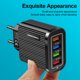 thumbnail image 5 of Tmvgtek Cargador De Pared Usb De 4 Puertos, Teléfono Portátil, Tableta, Adaptador De Corriente 3.1A (Negro Ue), 5 of 9