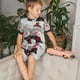 thumbnail image 4 of Balery Christmas Snowman With Hat Conjunto de Pijama Infantil de Manga Corta con Estampado – Ropa de Dormir de Algodón Suave-Small, 4 of 6